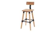 Hunter Bar Chair - Natural Elm