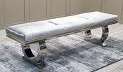 Arianna Bench - Pewter 1800