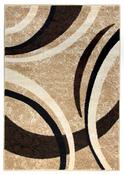 Diamond Arcs Rug - Beige &amp;amp; Brown image