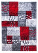 Primo Modern Rug - E335a - Grey/Red image