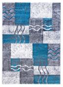 Primo Modern Rug - E335a - Grey/Teal image