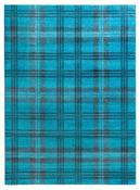 Glendale Tartan Rug - Teal/Grey image
