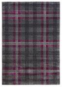 Glendale Tartan Rug - Grey/Purple image