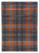 Glendale Tartan Rug - Grey/Terra image