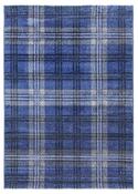 Glendale Tartan Rug - Navy/Grey image