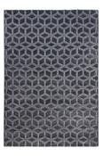 Toscana Cube Geometric Rug - Dark Grey image