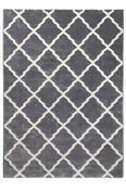 Toscana Lattice Geometric Rug - Medium Grey image