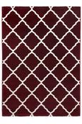 Toscana Lattice Geometric Rug - Red image
