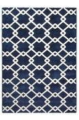 Toscana Quattro Geometric Rug - Blue image