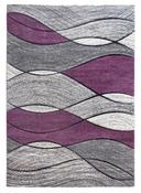 Impulse Waves Rug - Grey / Purple image