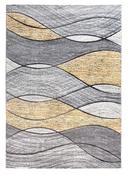 Impulse Waves Rug - Grey / Yellow image
