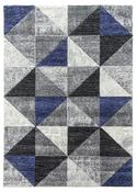 Impulse Triad Geometric Rug - Grey/Black/Navy image
