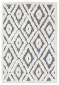 Finesse Double Diamond - High-Low Shaggy - Grey / Cream image