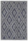 Finesse Double Diamond - High-Low Shaggy - Grey image