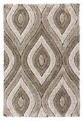 Luxus Teardrop - 3D Shaggy Rug - Beige image