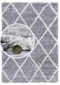 Fantasy Trellis Shaggy - Light Grey / Cream image