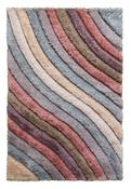 Passion Curves - 3D Shaggy Rug - Multicolour image
