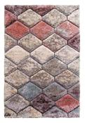 Passion Causeway - 3D Shaggy Rug - Multicolour image