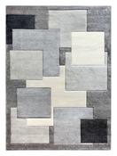 Tempo Squares Modern Rug - Grey image