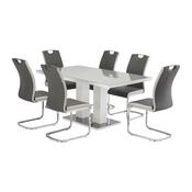 Riley 1.6m Dining Table - Grey image