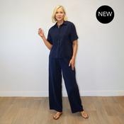 Nadia Shirt Co-ord (Navy) image