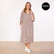 Diana Dress (Taupe Bandana)