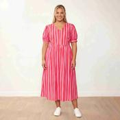Billy Dress (Pink/Red Stripe)
