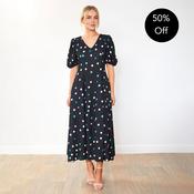 Lucy Dress (Pastel Polka Dot)