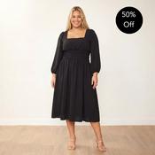 Evelyn Dress (Black) image