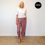 Tessa Trousers (Brown/Pink Stripe) image