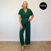 Marbella Belted Jumpsuit (Green) image