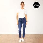 Dana Drawstring Classic Jeggings (Dark Blue) image