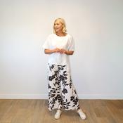 Aine Floral Wide-Leg Trousers