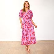 Bonnie Dress (Lavender/Poppy)