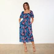Ciara Dress (Navy Berry) image