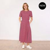 Eilish Dress (Pink/Brown)