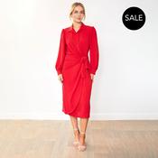 Emerson Wrap Dress (Red) image