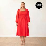 Evelyn Dress (Red) image