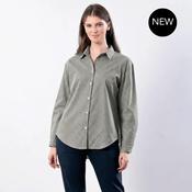 Fallon Stripe Shirt (Green)