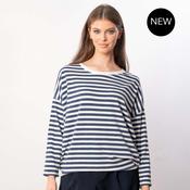 Florence Stripe Top (Navy/White) image