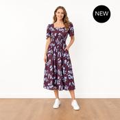 Iris Dress (Berry Blue Flower) image