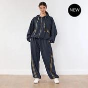 Kaelin Leopard Stripe Co-ord (Navy)