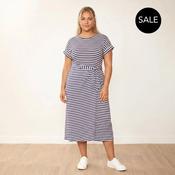 Lenny Dress (Blue Stripe)