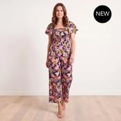 Ivan Jumpsuit (Midnight Bloom Lavender) image