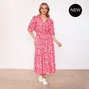 Saoirse Dress (Pink Raspberry Meadow) image