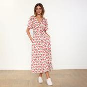 Teagan Dress (Safflower Strawberry)