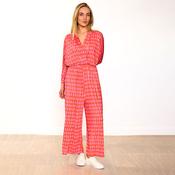 Vogue Jumpsuit (Pink/Red Grid) image
