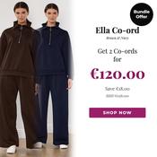 Ella Co-ord (Brown &amp; Navy) for €120