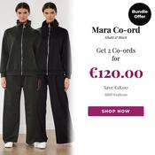 Mara Co-ord (Khaki &amp; Black) for €120