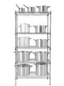 Atlas Chrome Shelf Racking Set A image
